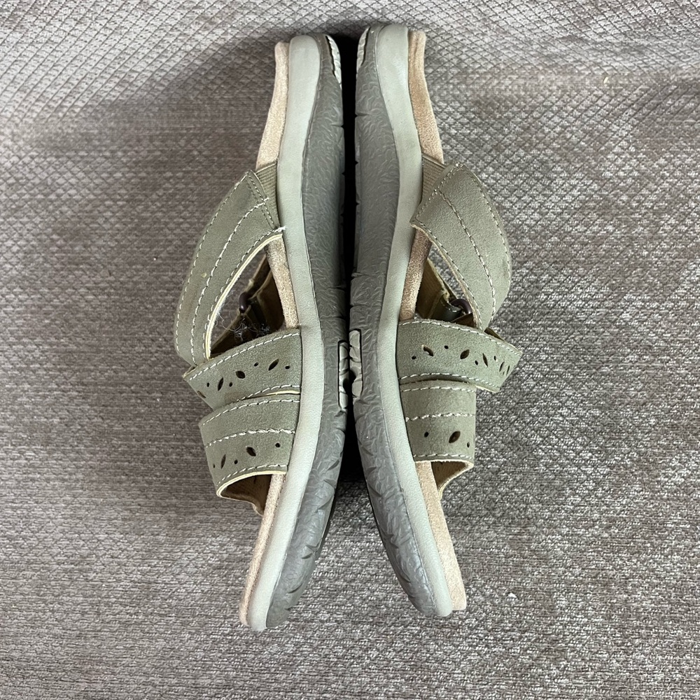 Earth Origins Sandra Suede Leather Multi-Strap Slide Sandals  Sz 11 like new - Picture 5 of 12